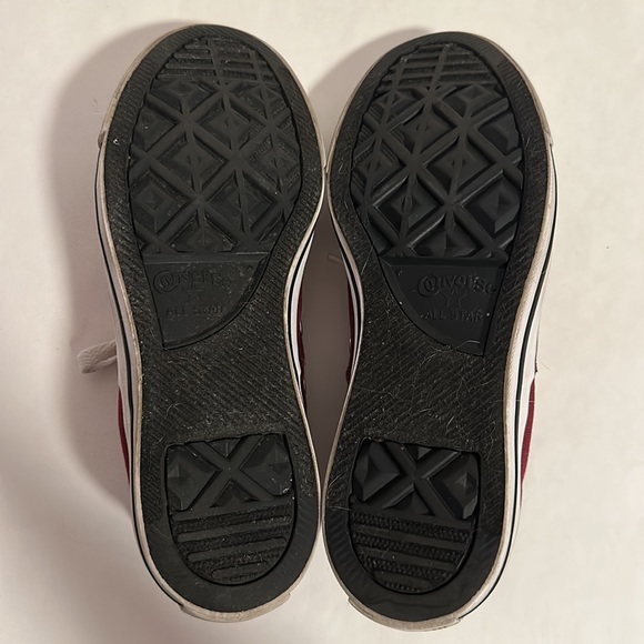 Converse All Star Sneakers Burgundy Women’s Size 8 - Picture 9 of 10